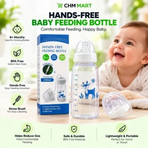 Hands-Free Baby Feeding Bottle 240ml — CHM MART
