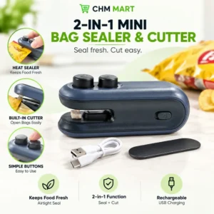 2-in-1 Mini Bag Sealer & Cutter — CHM MART